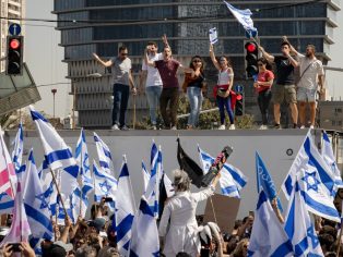 Dav protestujících Izraelců | Foto: Noa Ratinsky/Shutterstock