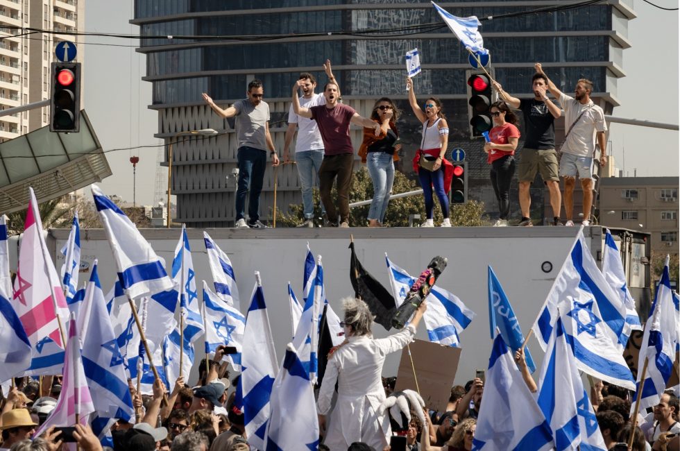 Dav protestujících Izraelců | Foto: Noa Ratinsky/Shutterstock