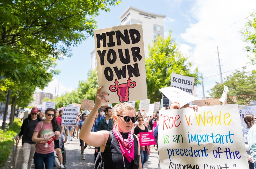 Demonstrace za reprodukční práva žen v USA | Foto: Vincent Doyle/Shutterstock