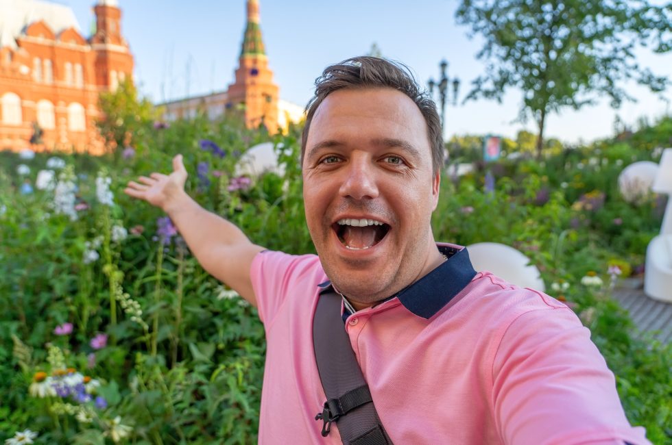 Nadšený turista v Moskvě | Foto: sommthink/Shutterstock