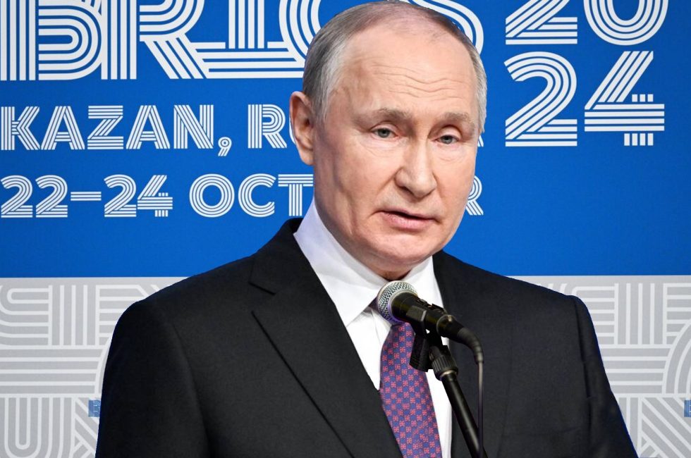 Ruský prezident Vladimir Putin na kazaňském summitu BRICS | Foto: Shutterstock