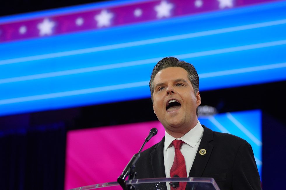 Kontroverzní republikánský politik Matt Gaetz | Foto: Andrew Leyden/Shutterstock