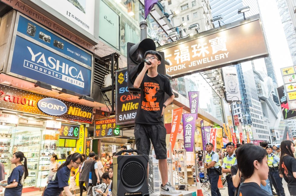 Joshua Wong na snímku z roku 2015 | Foto: Shutterstock