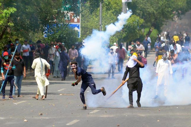 Protesty v pákistánském Láhauru | Foto: Murtaza Ali / Shutterstock