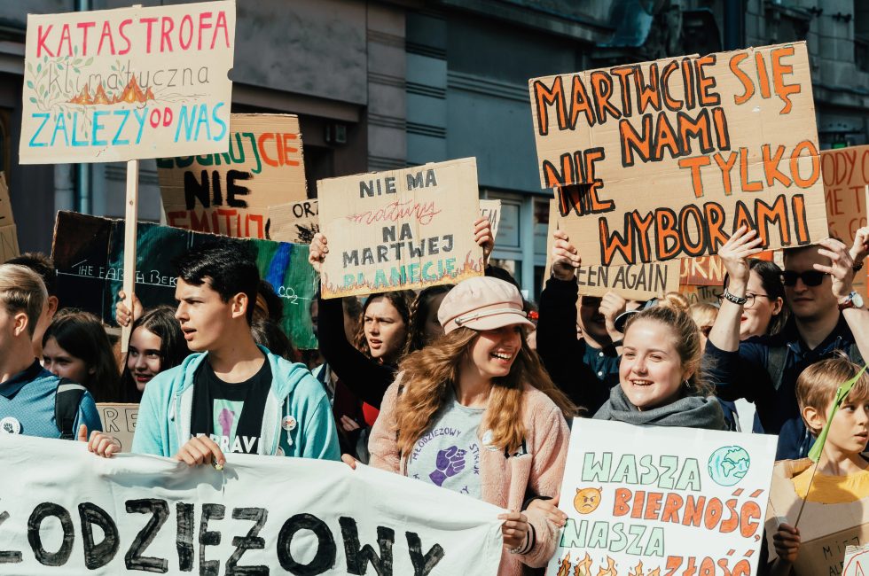 Polská demonstrace za klimatickou odpovědnost | Foto: Sandra Morante / Shutterstock