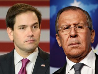 Ministři zahraničí USA a Ruska Marco Rubio a Sergej Lavrov | Foto: Shuttestock