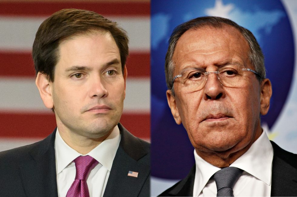 Ministři zahraničí USA a Ruska Marco Rubio a Sergej Lavrov | Foto: Shuttestock