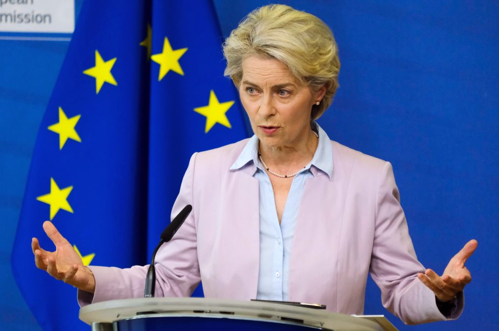 Předsedkyně Evropské komise Ursula von der Leyen | Foto: Alexandros Michailidis